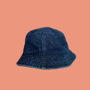 SOLD ON DEPOP 🧿 Dark Wash Denim Bucket Hat